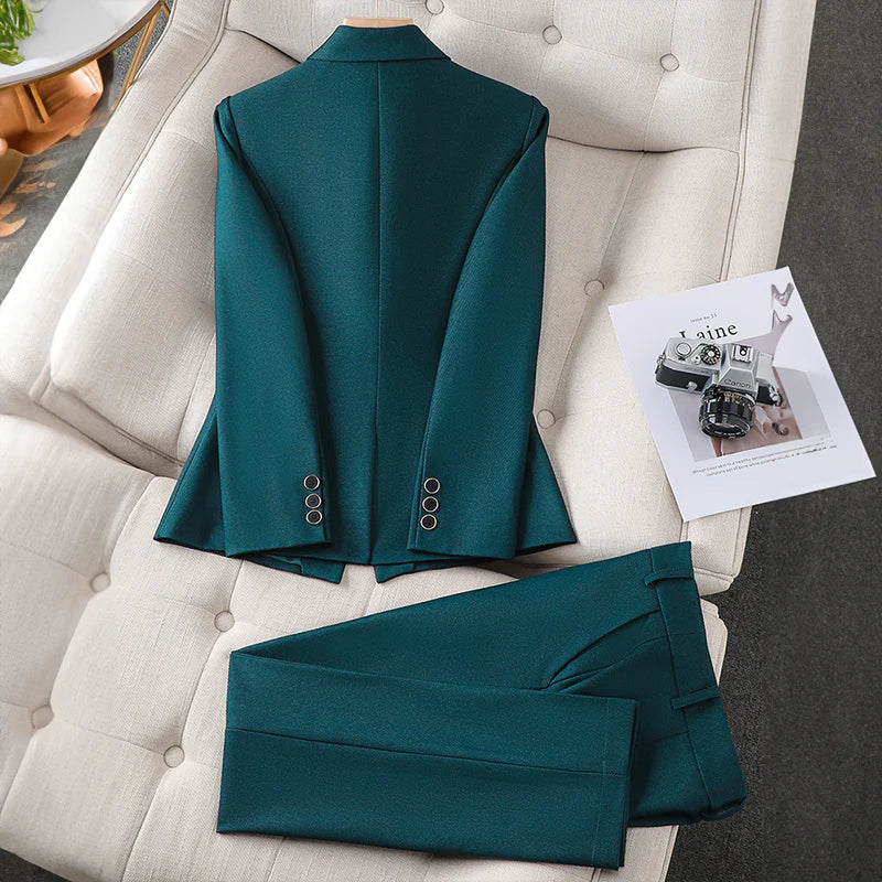 Ruby Elegant Blazer And Trousers Set